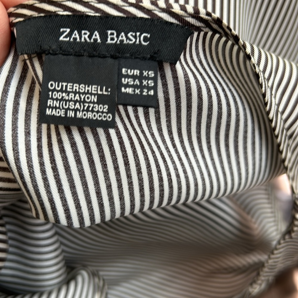 Zara vintage retro dress 100% rayon drop waist - Picture 13 of 13